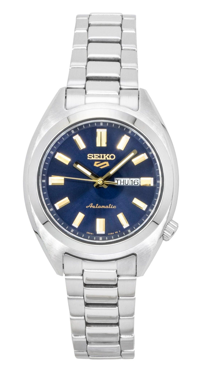 Seiko 5 Sports Hebitama SNXS Stainless Steel Blue Dial Automatic SRE021K1 100M Women's Watch