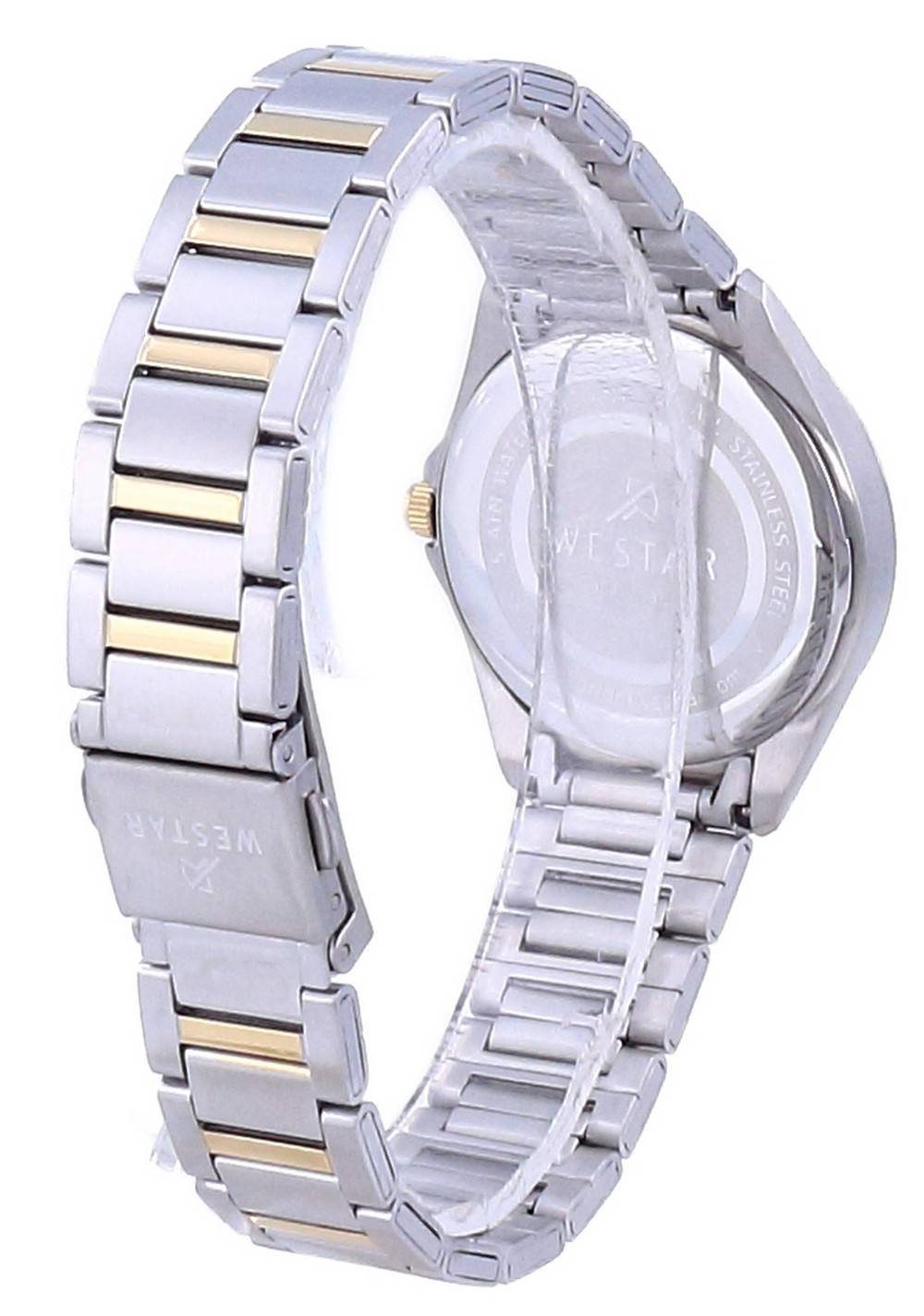 Westar Champagne Dial Two Tone Stainless Steel Quartz 40212 CBN 102 Women's Watch