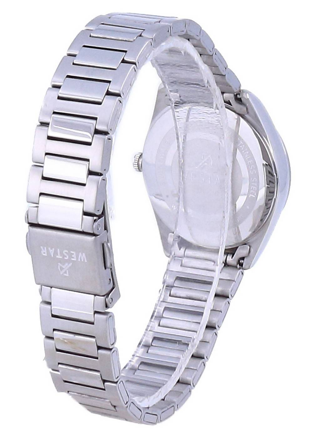 Westar Blue Dial Stainless Steel Quartz 40213 STN 104 Women's Watch