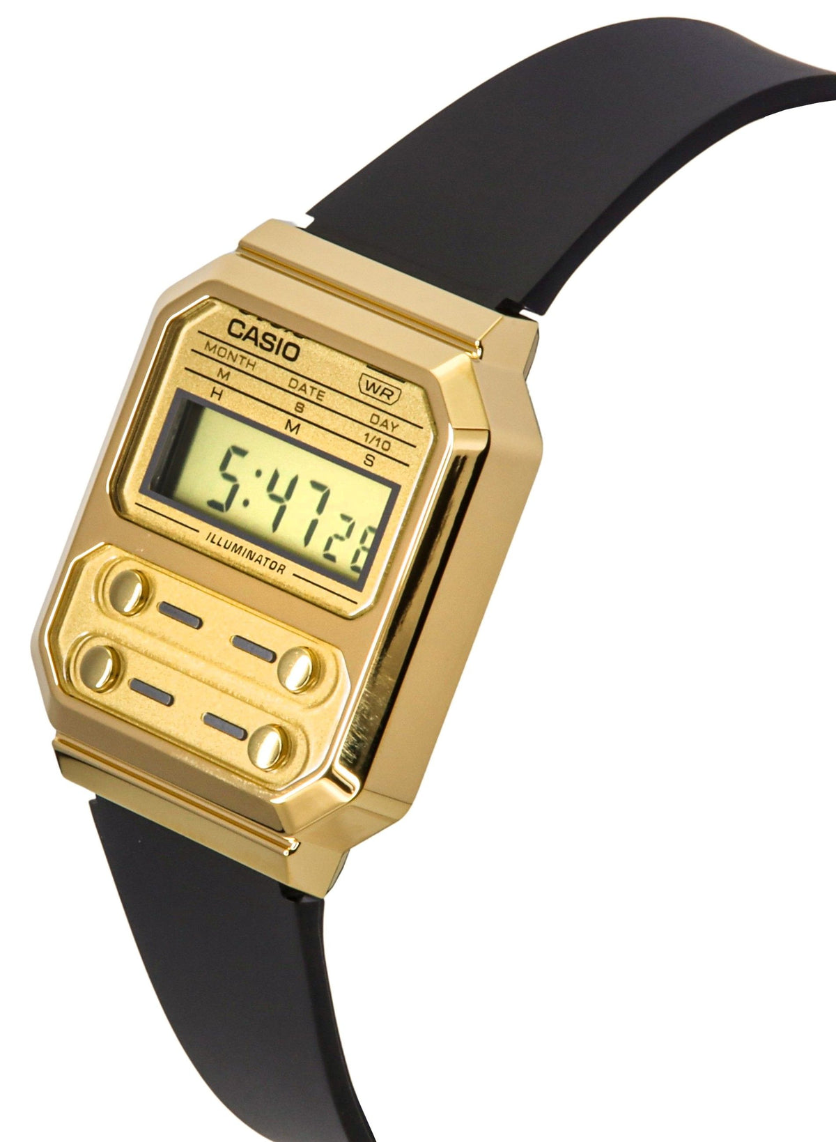 Casio Vintage Digital Resin Strap Quartz A100WEFG-9A Unisex Watch