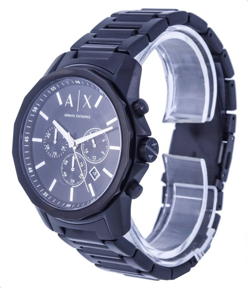 Armani Exchange Chronograph Stainless Steel Black Dial Quartz AX1722 Men's Watch