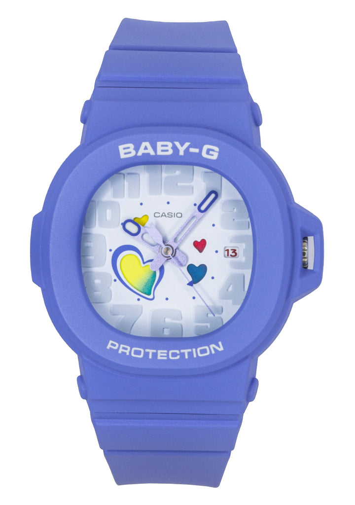 Casio Baby-G Analog Playful Hearts Series White Dial Quartz BGA-10-6A 100M Women's Watch