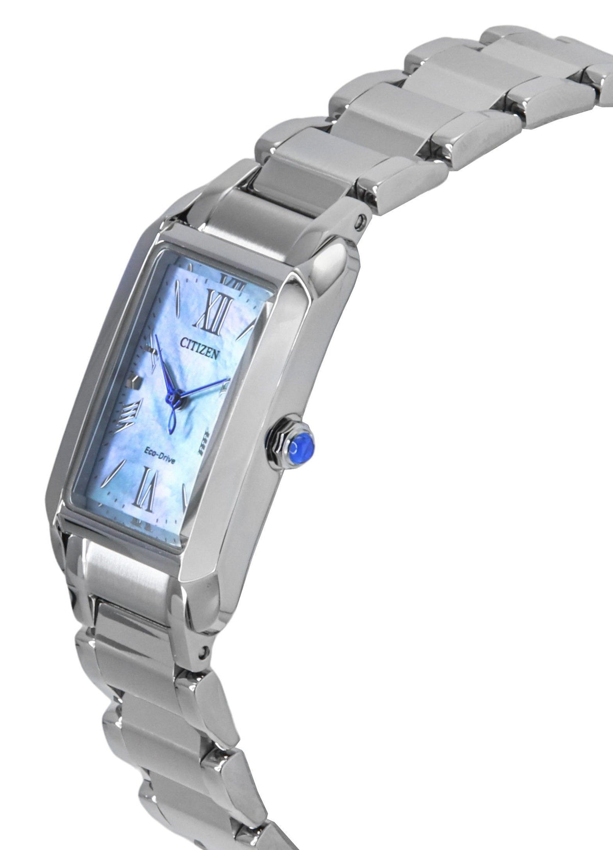Citizen L Bianca Stainless Steel Mother Of Pearl Dial Eco-Drive EW5620-55N Women's Watch