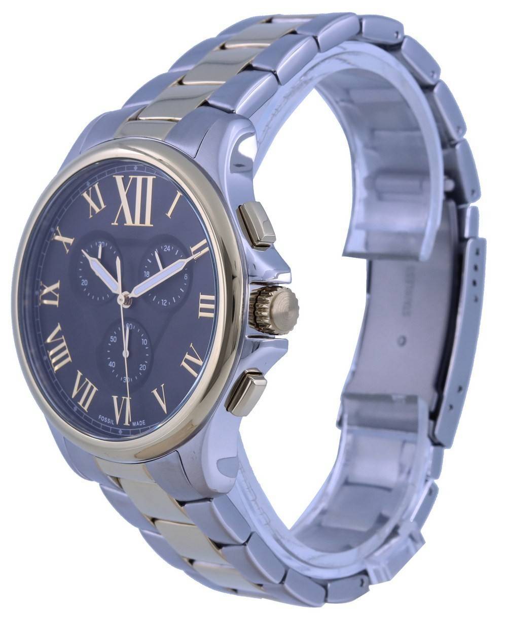 Fossil Monty Chronograph Two Tone Stainless Steel Quartz FS5636 Men's Watch