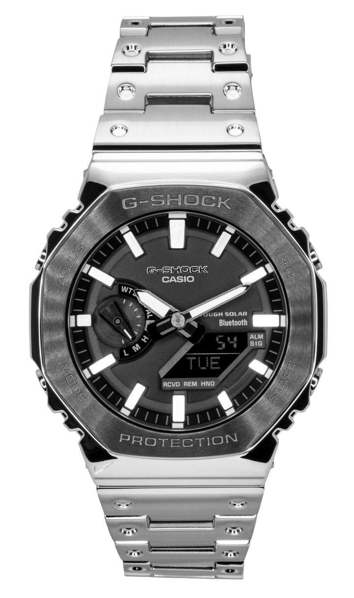 Casio G-Shock Analog Digital Full Metal Smartphone Link Black Dial Solar GM-B2100BT-1A 200M Men's Watch
