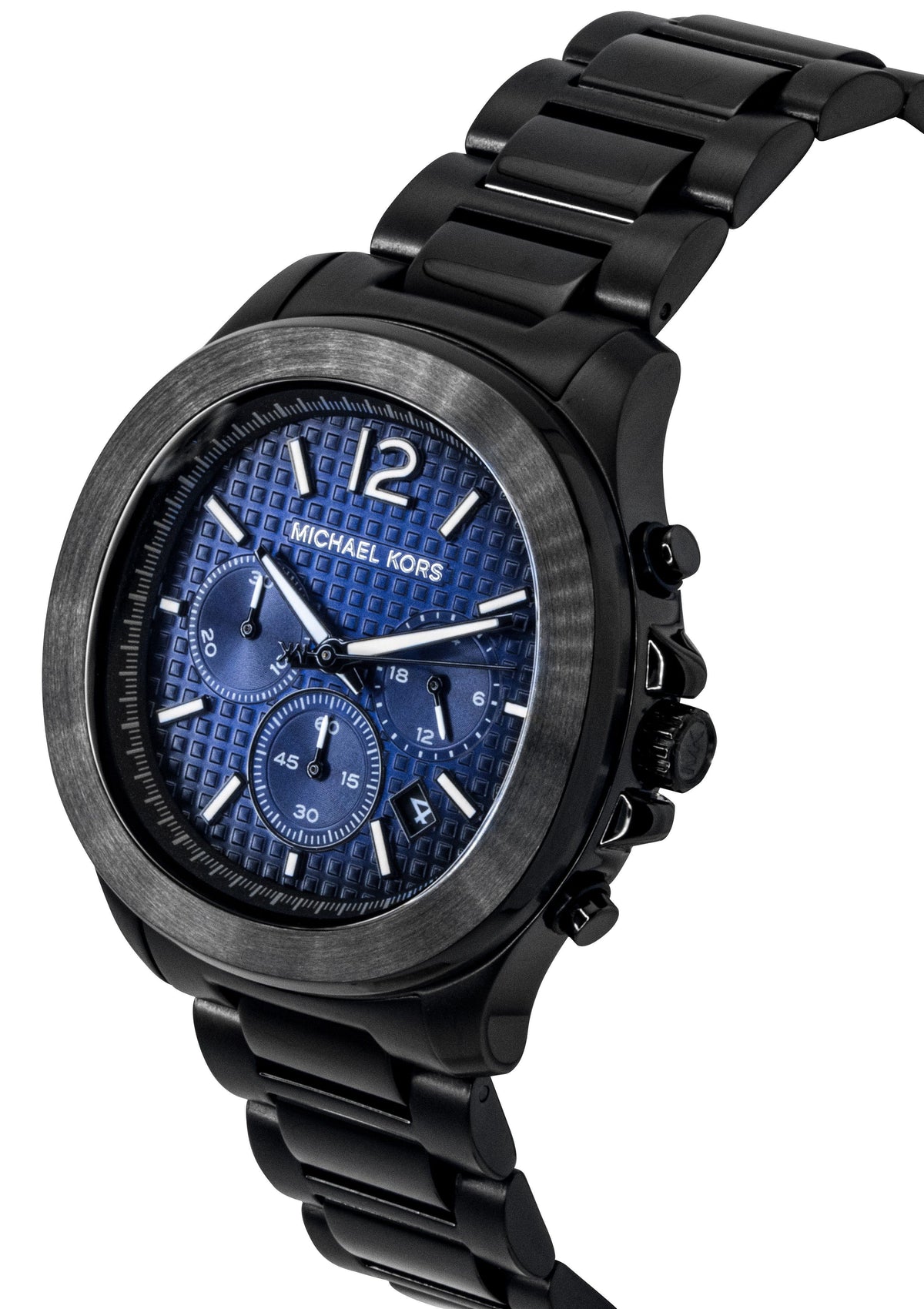 Michael Kors Oversized Sage Chronograph Stainless Steel Blue Dial Quartz MK9193 Men's Watch