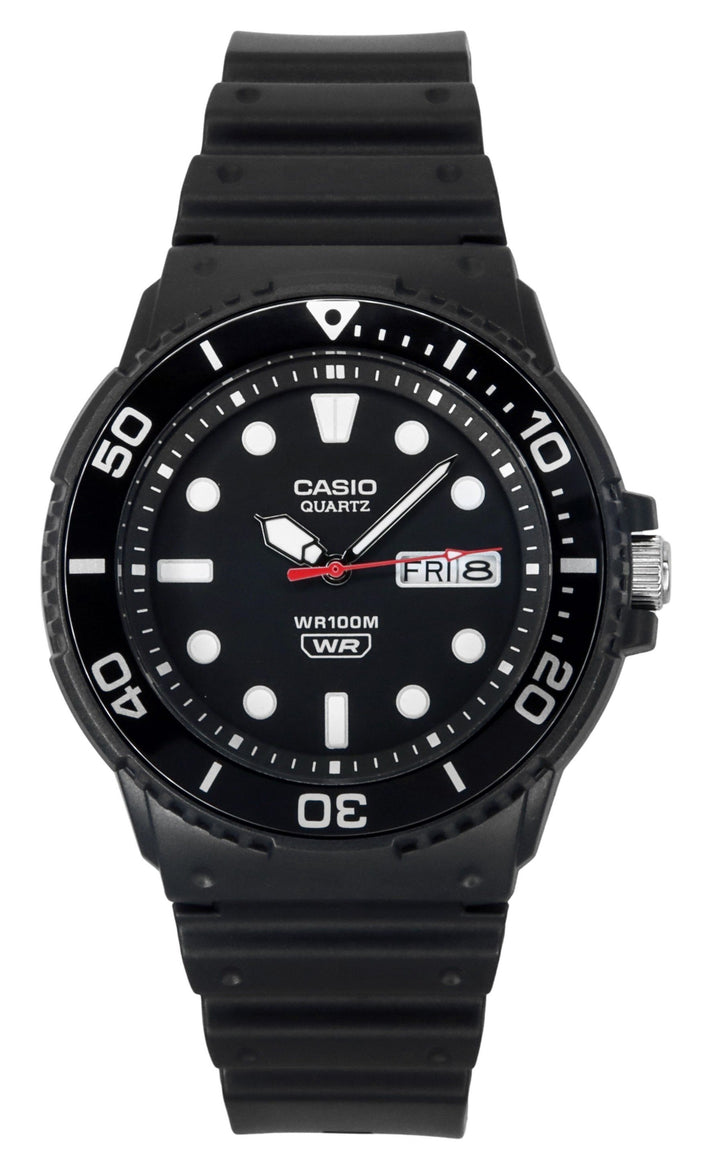 Casio Standard Analog Resin Strap Black Dial Quartz MRW-230H-1E1V 100M Men's Watch