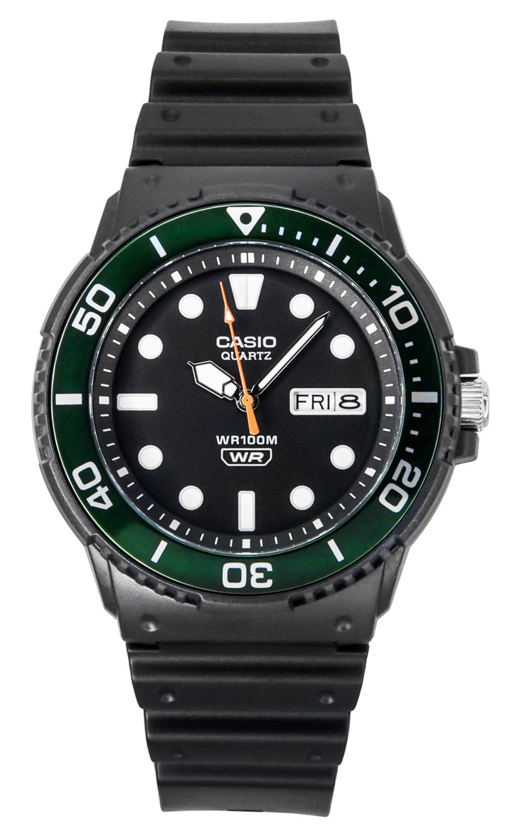 Casio Standard Analog Resin Strap Black Dial Quartz MRW-230H-1E3V 100M Men's Watch