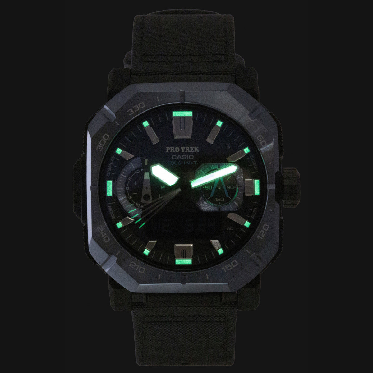 Casio Pro Trek Analog Digital Smartphone Link Black Dial Solar PRW-B1000B-2 100M Men's Watch