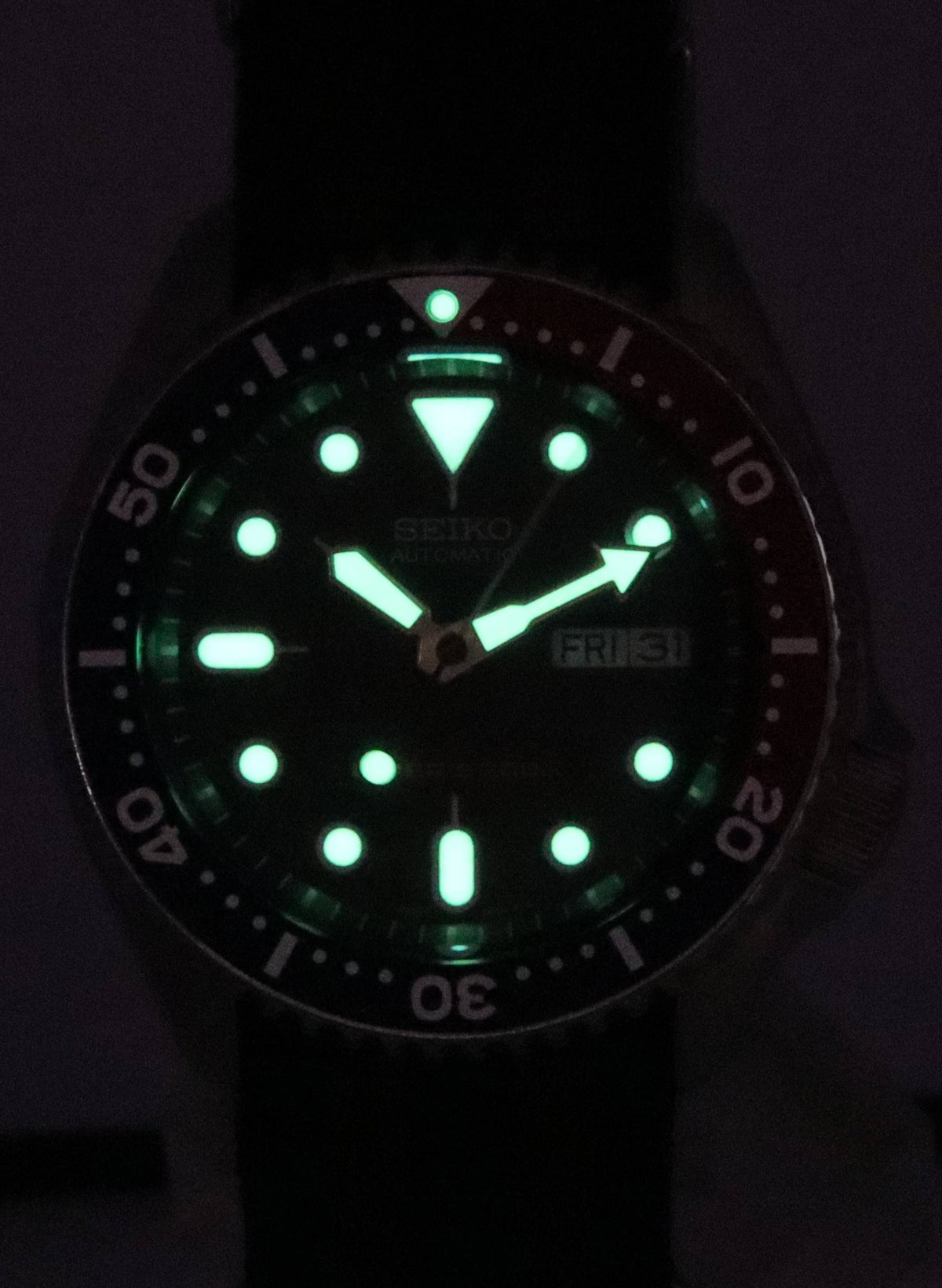 Seiko Blue Dial Automatic Diver's SKX009K1-var-NATO22 200M Men's Watch