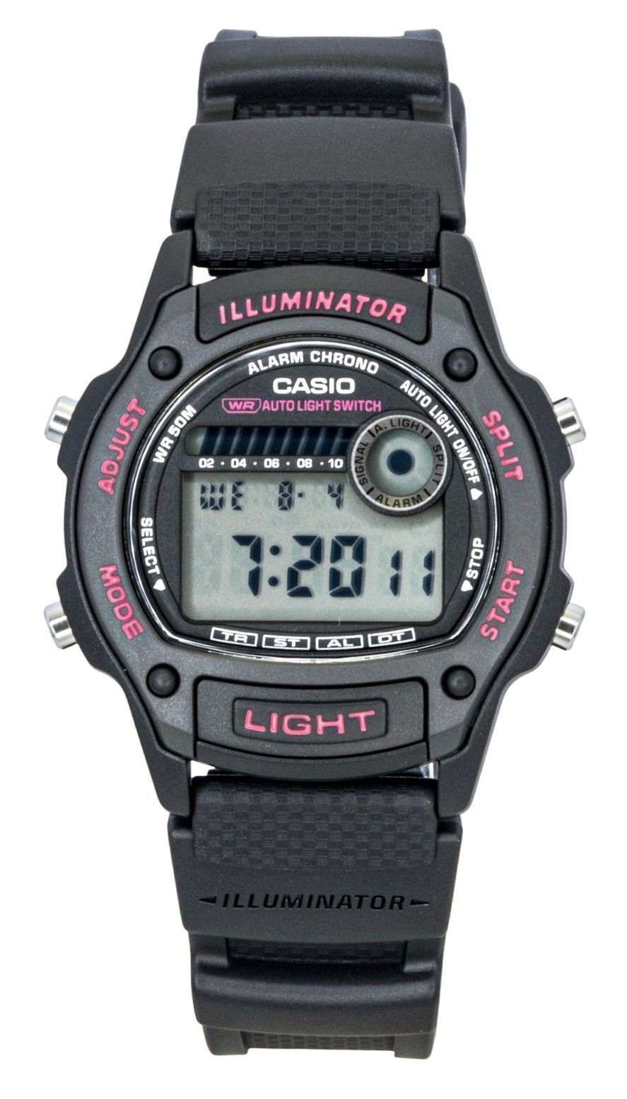 Casio Standard Digital Bio-Based Resin Strap Quartz W-220H-1A2V Unisex Watch