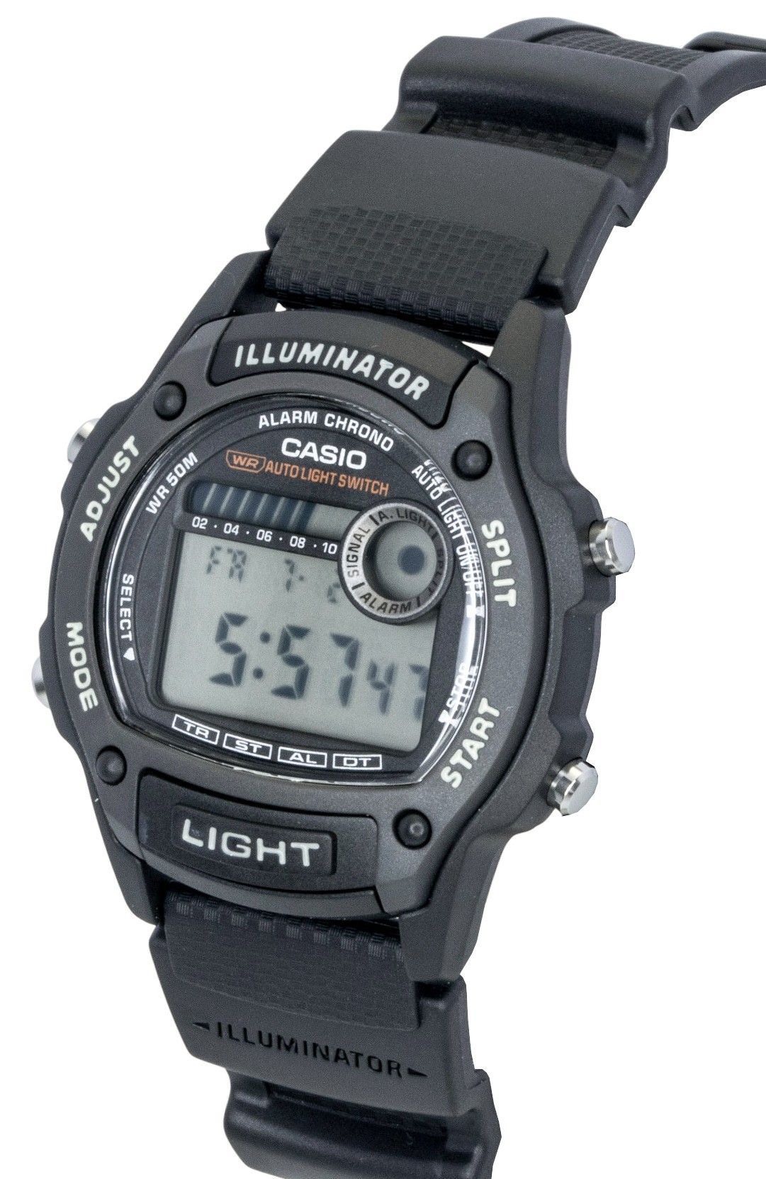Casio Standard Digital Bio-Based Resin Strap Quartz W-220H-1AV Unisex Watch