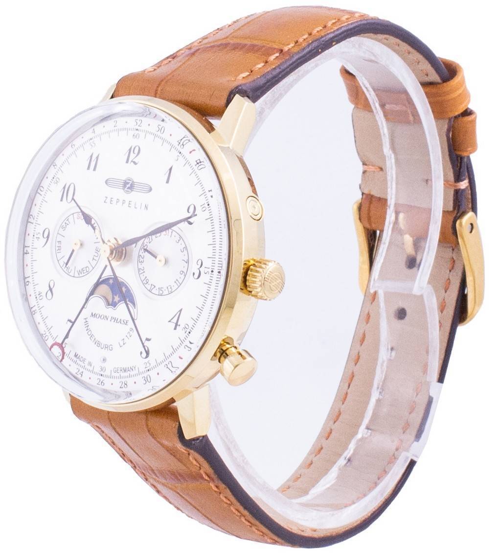 Zeppelin Hindenburg LZ129 7039-1 70391 Quartz Moon Phase Women's Watch