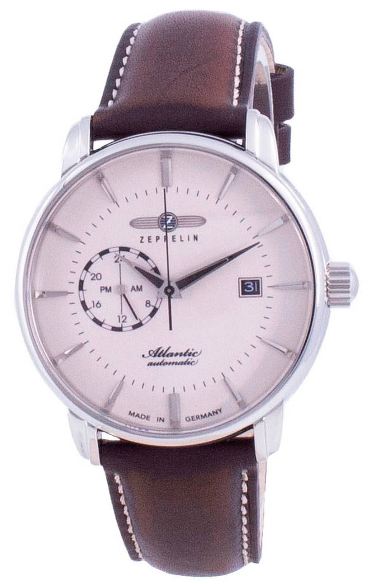Zeppelin Atlantic Beige Dial Automatic 8470-5 84705 Men's Watch